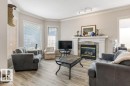#27 170 Kingswood Bv, St. Albert, AB  - Indoor Photo Showing Living Room With Fireplace 
