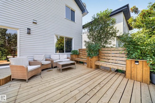 90 Rue Montalet, Beaumont, AB - Outdoor With Deck Patio Veranda With Exterior