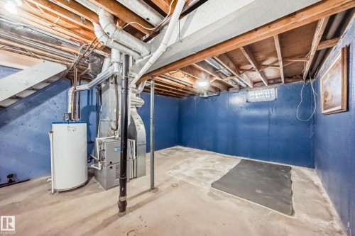 100 Dickinsfield Crest Nw, Edmonton, AB - Indoor Photo Showing Basement