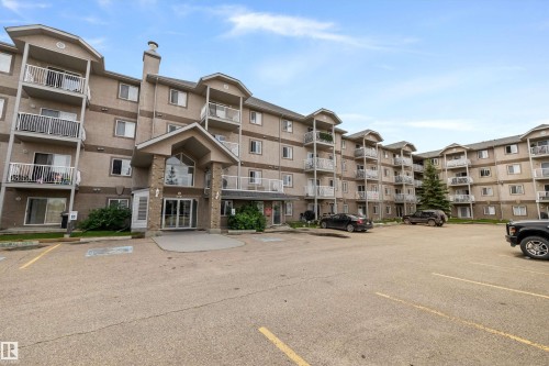 #221 240 Spruce Ridge Rd, Spruce Grove, AB - Outdoor With Balcony With Facade