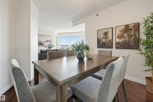 #1003 12319 Jasper Av Nw, Edmonton, AB - Indoor Photo Showing Dining Room