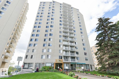 #701 12141 Jasper Av Nw, Edmonton, AB - Outdoor With Balcony With Facade