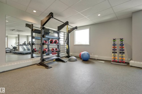 #701 12141 Jasper Av Nw, Edmonton, AB - Indoor Photo Showing Gym Room