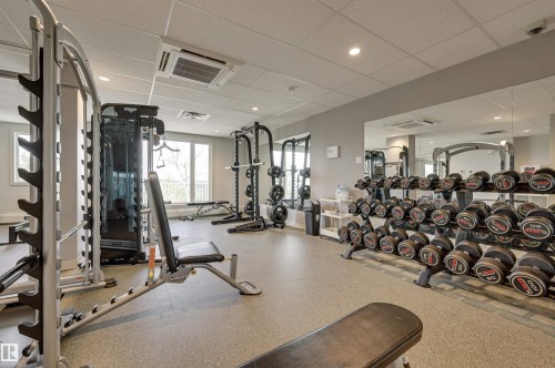 #701 12141 Jasper Av Nw, Edmonton, AB - Indoor Photo Showing Gym Room