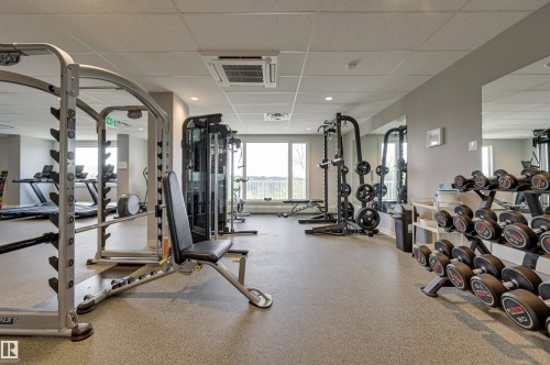 #701 12141 Jasper Av Nw, Edmonton, AB - Indoor Photo Showing Gym Room