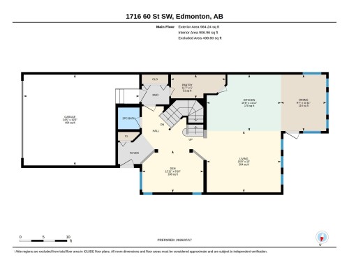 Floor plan - 1716 60 Street Sw, Edmonton, AB - Other