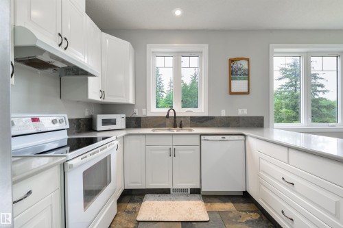 56010 Rge Road 20A, Rural Lac Ste. Anne County, AB - Indoor Photo Showing Kitchen With Double Sink