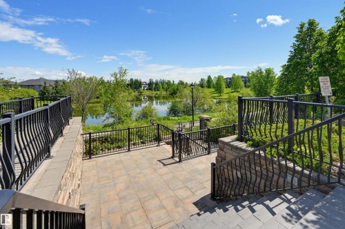 #110 6083 Maynard Wy Nw, Edmonton, AB - Outdoor With Deck Patio Veranda With Exterior