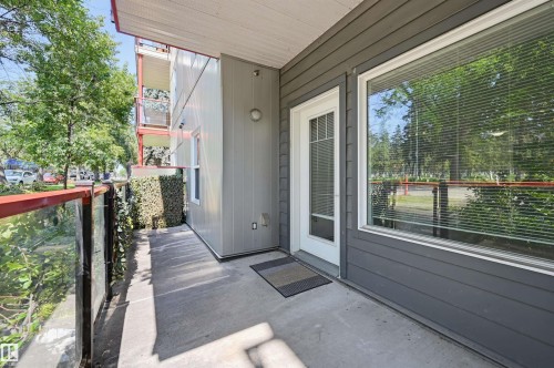 #103 10611 117 St Nw, Edmonton, AB - Outdoor With Deck Patio Veranda With Exterior