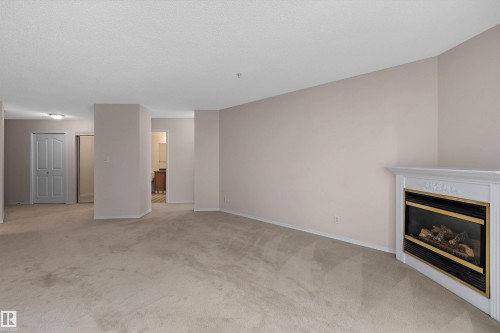 #207 911 Rabbit Hill Rd Nw, Edmonton, AB - Indoor With Fireplace