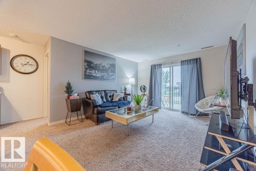 #314 16303 95 St Nw, Edmonton, AB - Indoor Photo Showing Living Room