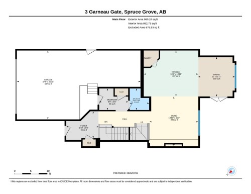 Floor plan - 3 Garneau Gate, Spruce Grove, AB - Other