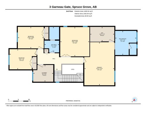 Floor plan - 3 Garneau Gate, Spruce Grove, AB - Other