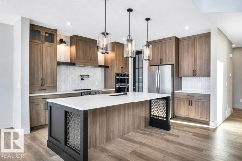 65 Norwyck Way, Spruce Grove, AB - Indoor Photo Showing Kitchen With Stainless Steel Kitchen With Upgraded Kitchen