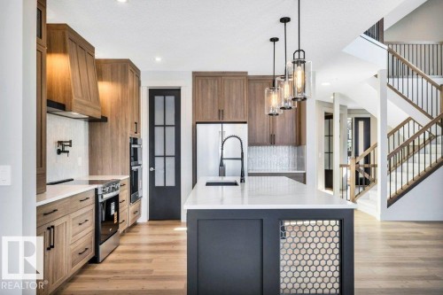 65 Norwyck Way, Spruce Grove, AB - Indoor Photo Showing Kitchen With Upgraded Kitchen