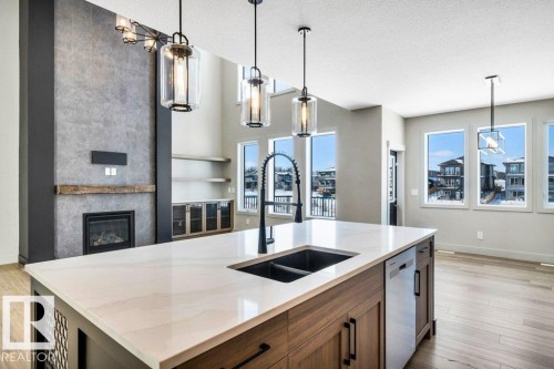 65 Norwyck Way, Spruce Grove, AB - Indoor Photo Showing Kitchen With Double Sink