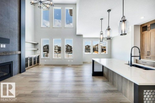 65 Norwyck Way, Spruce Grove, AB - Indoor Photo Showing Kitchen With Upgraded Kitchen
