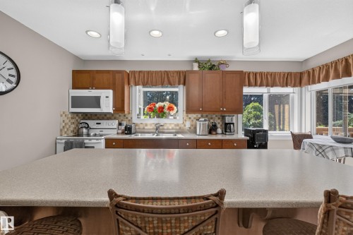 50120 Rge Rd 270, Rural Leduc County, AB - Indoor Photo Showing Kitchen With Double Sink