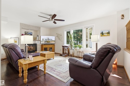 207 18 Street, Cold Lake, AB - Indoor Photo Showing Living Room With Fireplace
