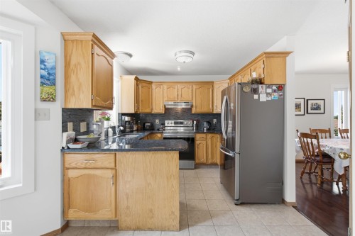 207 18 Street, Cold Lake, AB - Indoor Photo Showing Kitchen With Double Sink