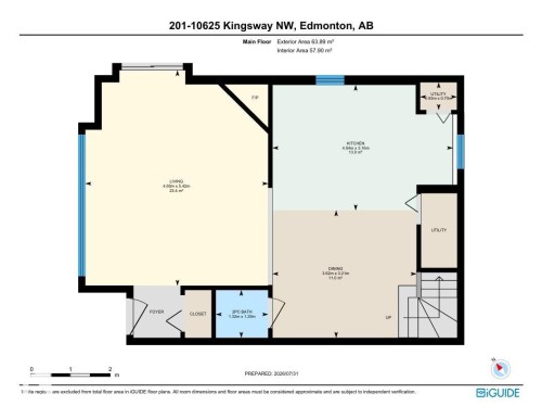 Floor plan - #201 10625 Kingsway Av Nw, Edmonton, AB - Other