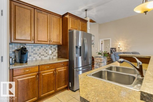10107 97 Street, Morinville, AB - Indoor Photo Showing Kitchen With Double Sink
