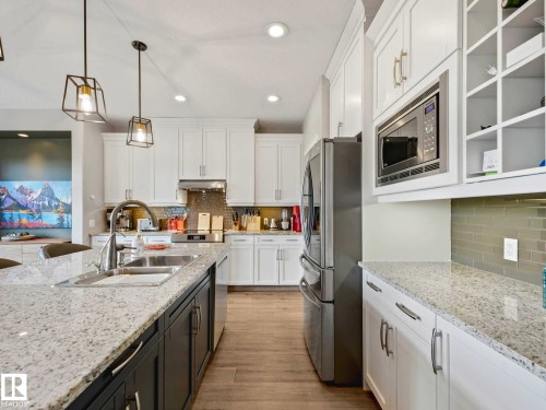 1A 53521 Rge Rd 272, Rural Parkland County, AB - Indoor Photo Showing Kitchen With Double Sink With Upgraded Kitchen