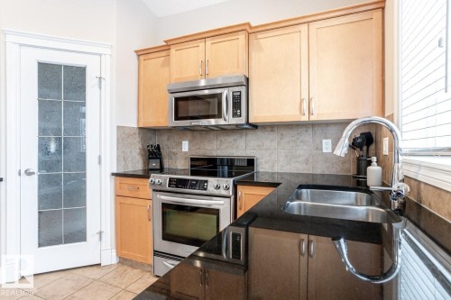 #4 85 Northridge Dr, St. Albert, AB - Indoor Photo Showing Kitchen With Double Sink
