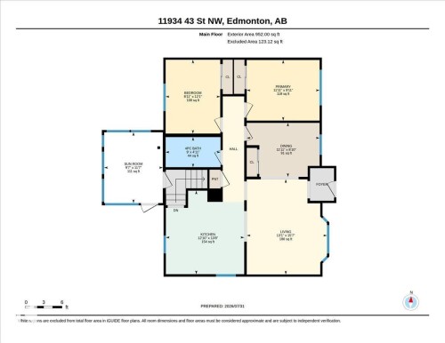 Floor plan - 11934 43 Street Nw, Edmonton, AB - Other