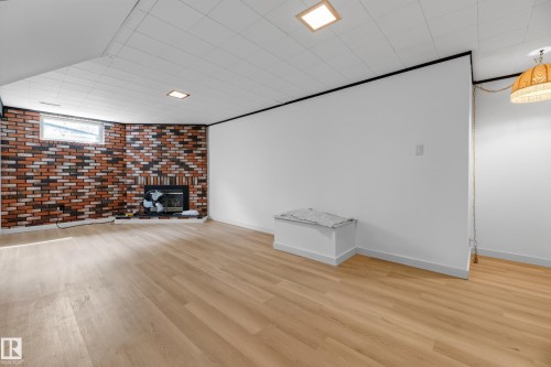 304 Fir Street, Sherwood Park, AB - Indoor With Fireplace