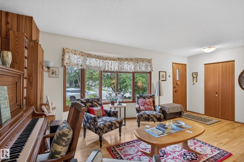 304 Fir Street, Sherwood Park, AB - Indoor Photo Showing Living Room With Fireplace
