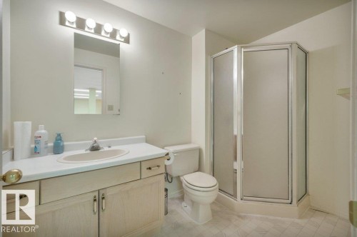 3 pce bathroom in basement - 568 Buchanan Road Nw, Edmonton, AB - Indoor Photo Showing Bathroom