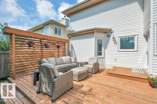 Sunny deck - 568 Buchanan Road Nw, Edmonton, AB - Outdoor With Deck Patio Veranda With Exterior