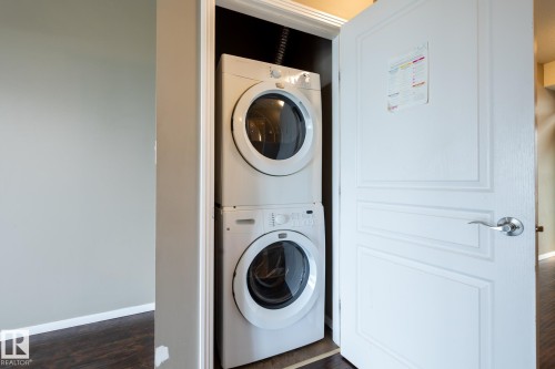 #410 9940 Sherridon Dr, Fort Saskatchewan, AB - Indoor Photo Showing Laundry Room