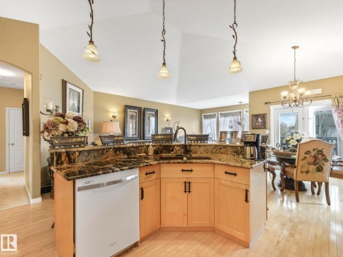 51 Kendall Crescent, St. Albert, AB - Indoor Photo Showing Kitchen With Double Sink