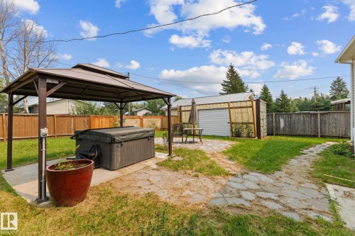 4712 48 Street, Onoway, AB - Outdoor With Deck Patio Veranda