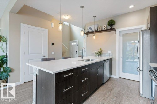 12831 205 Street Nw, Edmonton, AB - Indoor Photo Showing Kitchen With Double Sink