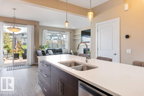 12831 205 Street Nw, Edmonton, AB - Indoor Photo Showing Kitchen With Double Sink