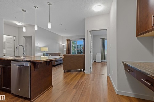 #120 320 Ambleside Link Li Sw, Edmonton, AB - Indoor Photo Showing Kitchen With Upgraded Kitchen