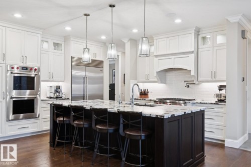 8927 117 Street Nw, Edmonton, AB - Indoor Photo Showing Kitchen With Upgraded Kitchen