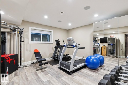 8927 117 Street Nw, Edmonton, AB - Indoor Photo Showing Gym Room