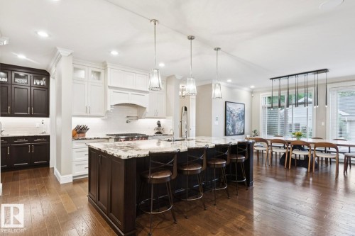8927 117 Street Nw, Edmonton, AB - Indoor Photo Showing Kitchen With Upgraded Kitchen