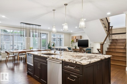 8927 117 Street Nw, Edmonton, AB - Indoor Photo Showing Kitchen With Upgraded Kitchen