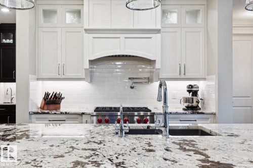 8927 117 Street Nw, Edmonton, AB - Indoor Photo Showing Kitchen With Upgraded Kitchen