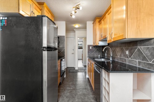 #102 10720 84 Av Nw, Edmonton, AB - Indoor Photo Showing Kitchen