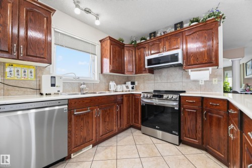 6514 106 Street Nw, Edmonton, AB - Indoor Photo Showing Kitchen With Double Sink