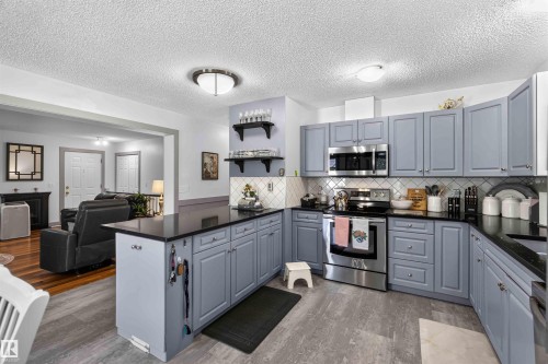 56420 Rge Rd 231, Rural Sturgeon County, AB - Indoor Photo Showing Kitchen With Upgraded Kitchen