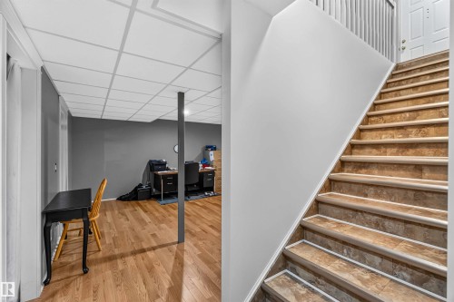 stairwell leading to the basement level - 56420 Rge Rd 231, Rural Sturgeon County, AB - Indoor Photo Showing Other Room