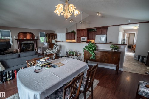 4740 Sunset Drive, Rural Lac Ste. Anne County, AB - Indoor With Fireplace