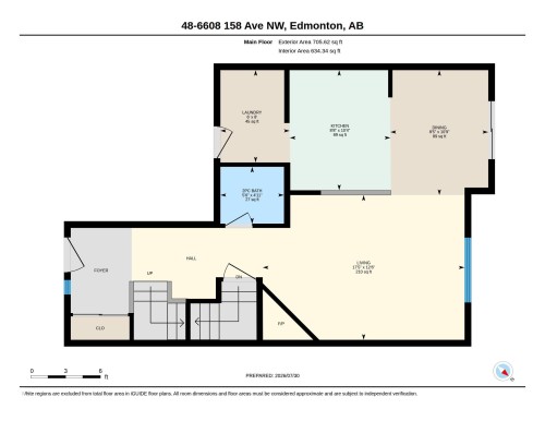 Floor plan - #48 6608 158 Av Nw, Edmonton, AB - Other